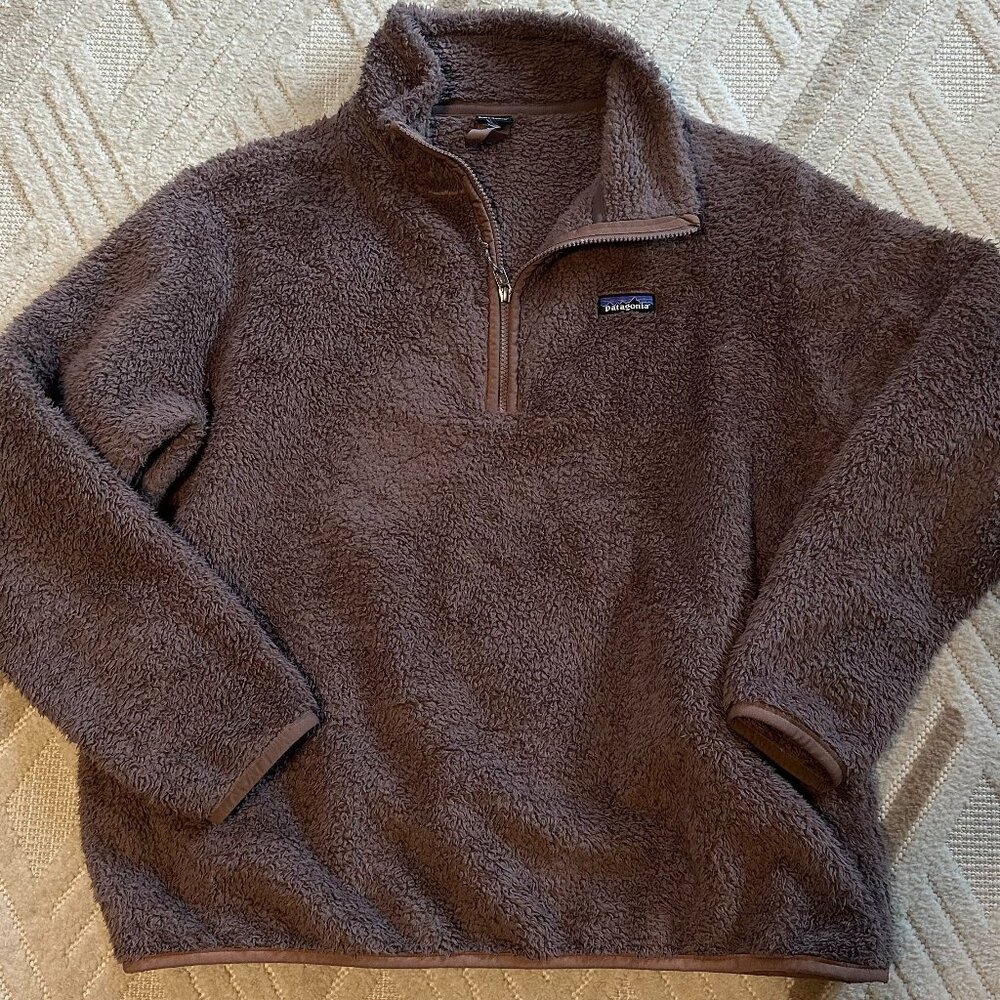 Patagonia Brown Sherpa 1/4 Zip Pullover